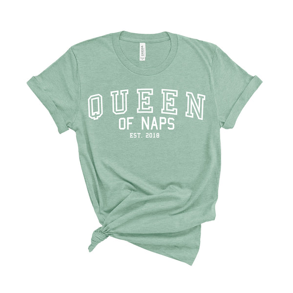Queen of Naps -  Personalised Year - Unisex Fit T-Shirt