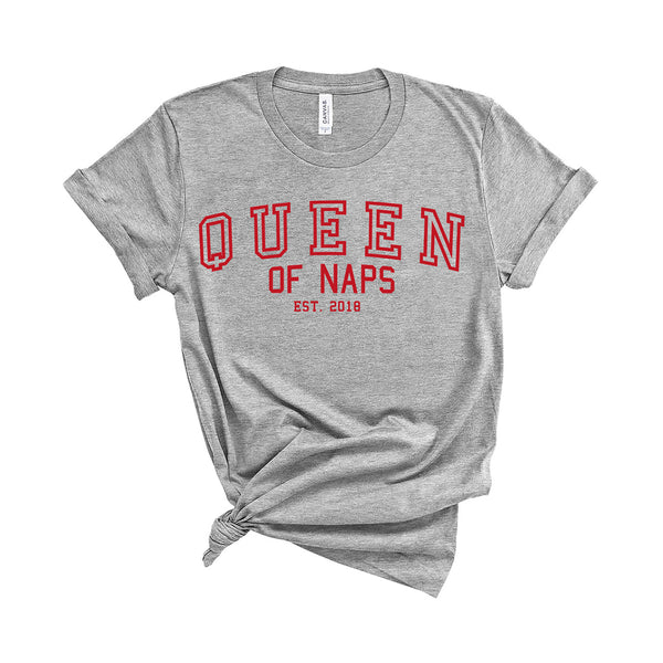 Queen of Naps -  Personalised Year - Unisex Fit T-Shirt