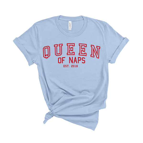 Queen of Naps -  Personalised Year - Unisex Fit T-Shirt
