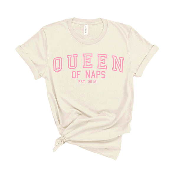 Queen of Naps -  Personalised Year - Unisex Fit T-Shirt