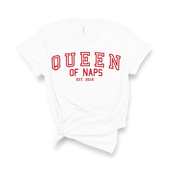 Queen of Naps -  Personalised Year - Unisex Fit T-Shirt