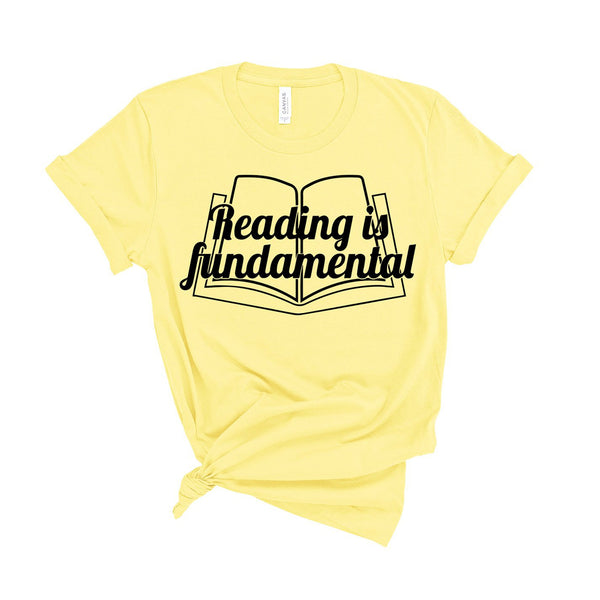 Reading Is Fundamental - Unisex Fit T-Shirt-All Products-Kelham Print