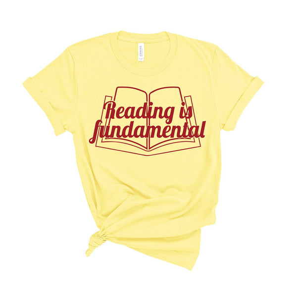 Reading Is Fundamental - Unisex Fit T-Shirt-All Products-Kelham Print