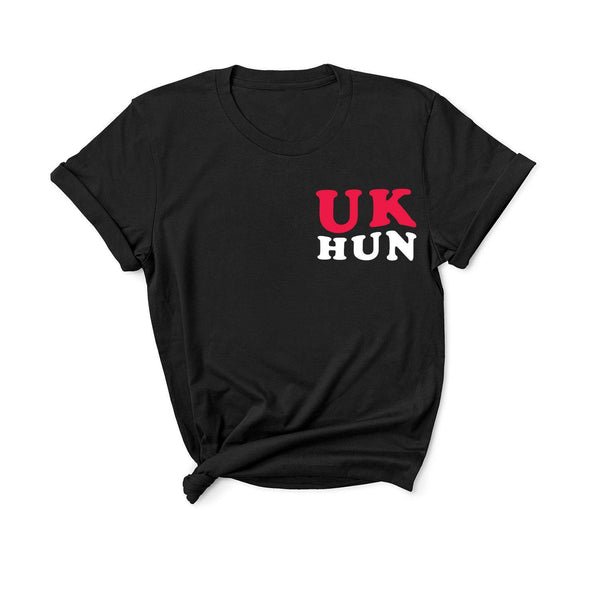 UK HUN - Chest Print - Unisex T-Shirt-All Products-Kelham Print