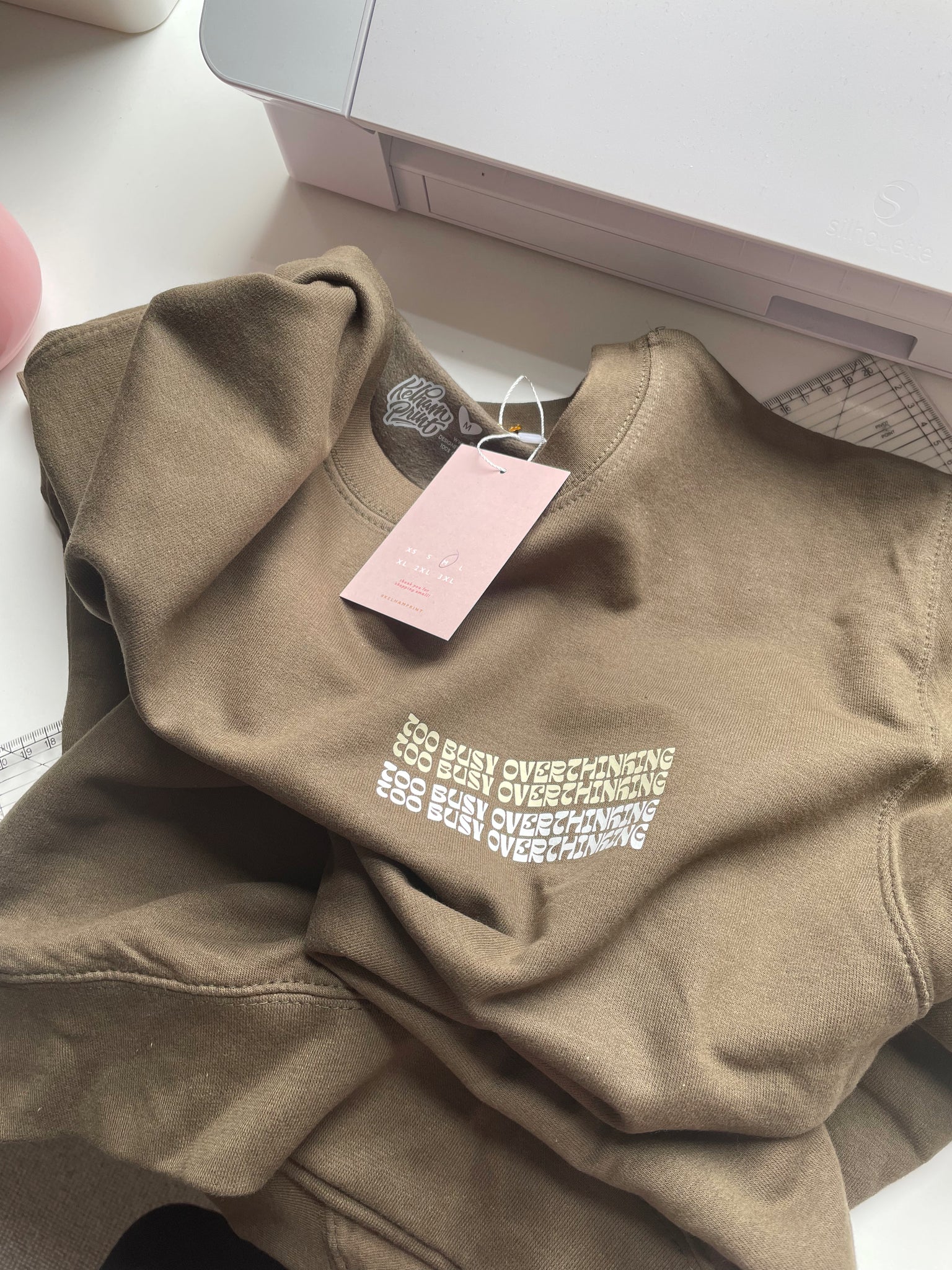 Too Busy Overthinking  - Unisex Fit Sweater