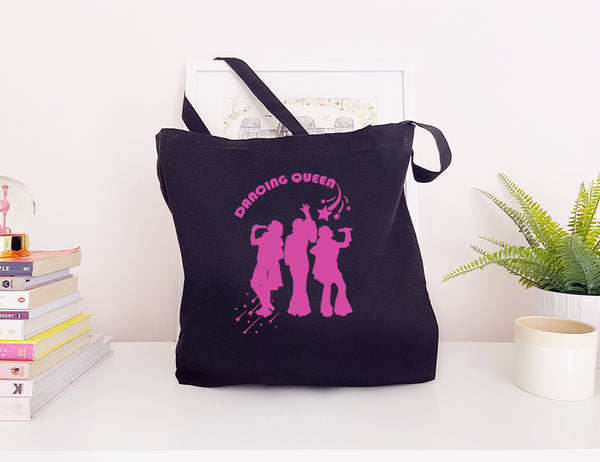 Dancing Queen - Large Canvas Tote Bag