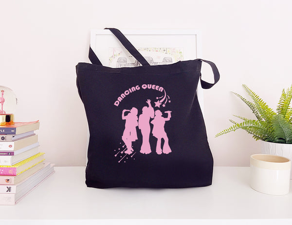Dancing Queen - Large Canvas Tote Bag