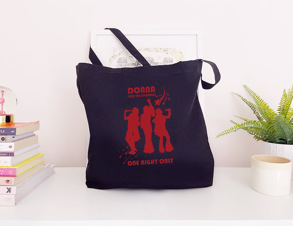 Donna and the Dynamos - Large Canvas Tote Bag