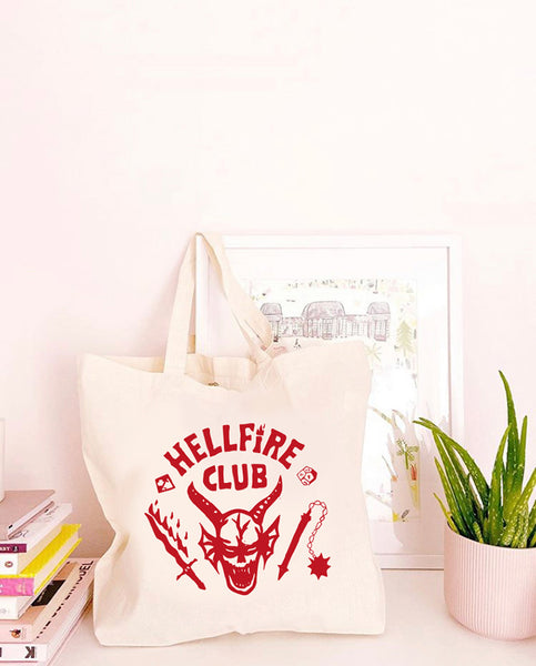 Hellfire Club - Large Canvas Tote Bag