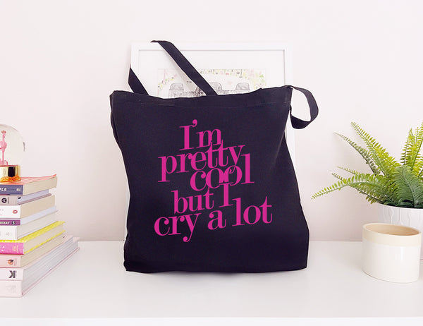 I'm Pretty Cool - Large Canvas Tote Bag