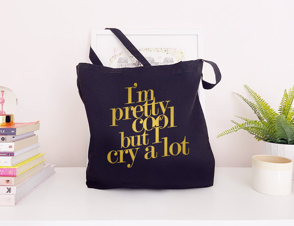 I'm Pretty Cool - Large Canvas Tote Bag