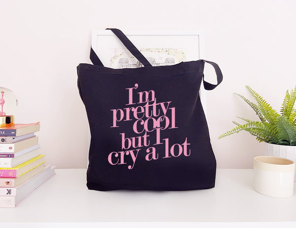 I'm Pretty Cool - Large Canvas Tote Bag