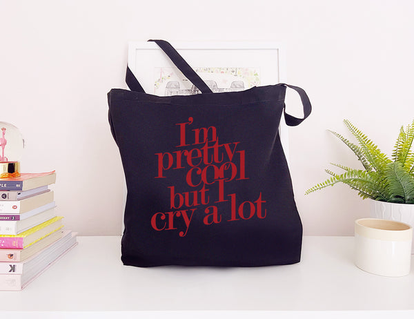 I'm Pretty Cool - Large Canvas Tote Bag