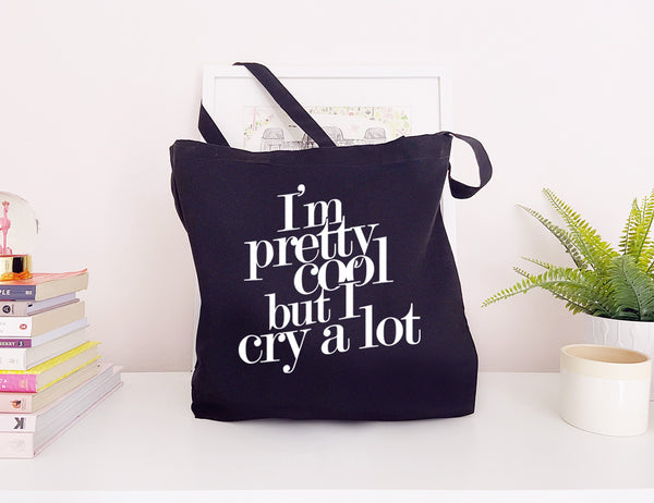 I'm Pretty Cool - Large Canvas Tote Bag