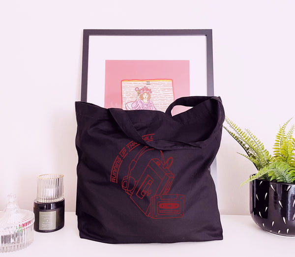 Running Up That Hill - Large Canvas Tote Bag