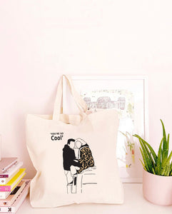 You're So Cool - Large Canvas Tote Bag