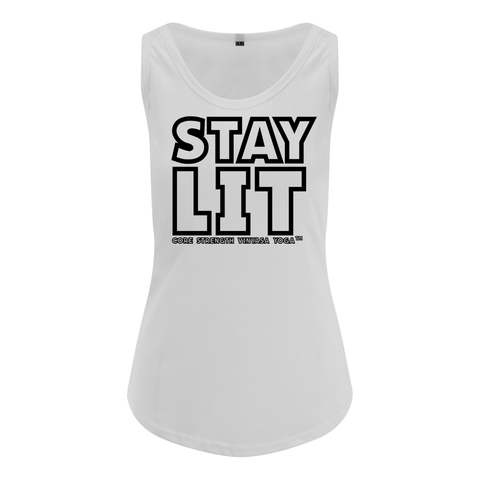 Stay Lit  - Core Strength Vinyasa Yoga - Ladies Fit Vest