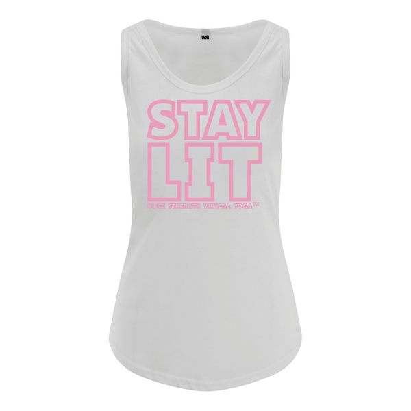Stay Lit  - Core Strength Vinyasa Yoga - Ladies Fit Vest